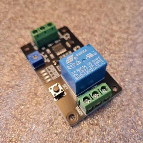 TRM01 5V/12V/24V Multi-function Self-locking Time Delay Relay Module Timer Relay