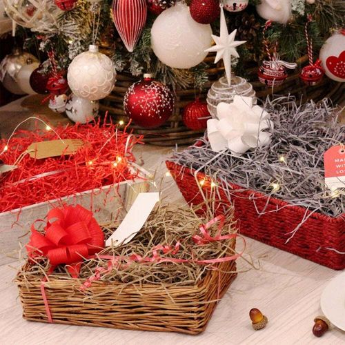 Padstow Wicker Willow Storage Tray Hamper Basket Bread Fruit Gift Large Small — image 6