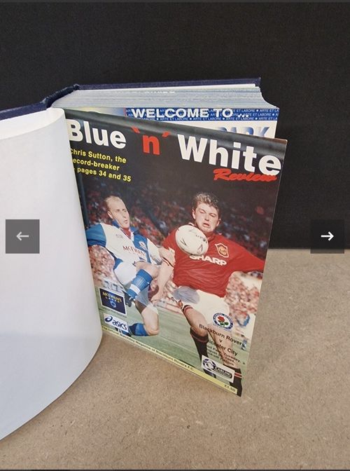 Vintage Blackburn Rovers F.C. Premiership Champions 1994-95 Matchday Programmes. — image 2