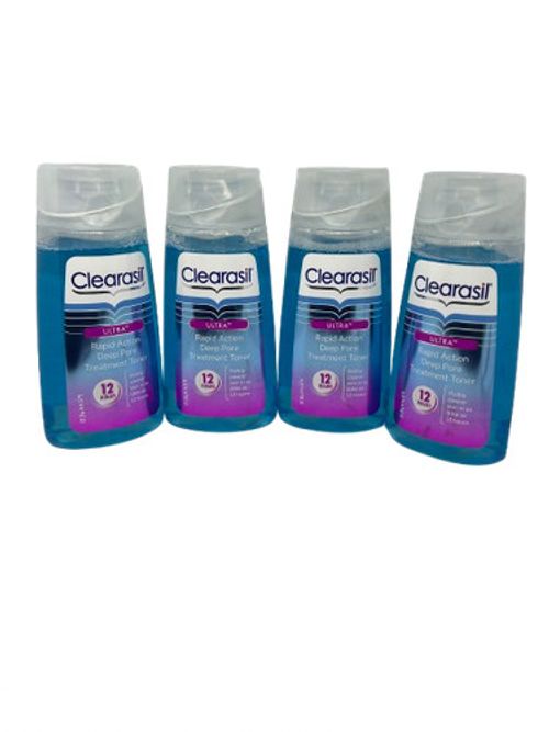 Clearasil Ultra Rapid Action 12 Hours Deep Pore Treatment Toner 150ml Pack of 4