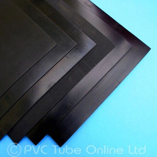 Neoprene Rubber Sheet Solid Black Smooth 1mm 1.5mm 2mm 3mm 4mm 5mm and 6mm