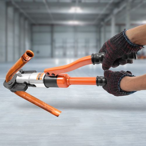 10T Hydraulic Pipe Crimper Aluminum Tube Press Clamp Pliers Crimping Tool 5 Dies — image 21