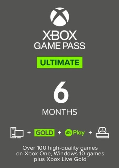 Microsoft Xbox Game Pass Ultimate - 6 Month Subscription Global
