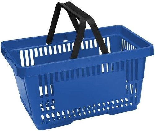 Retail Shop Supermarkets Stacking Shopping Baskets Metal Plastic Retail Display