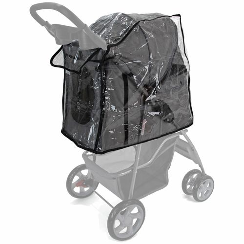 Waterproof Rain Cover for Pet Stroller Dog Cat Puppy Pram Pushchair Travel Cart — image 9