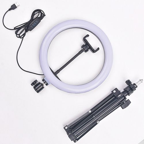 12" LED Ring Light with Tripod Stand Phone Mount for YouTube Makeup Video Live — image 14