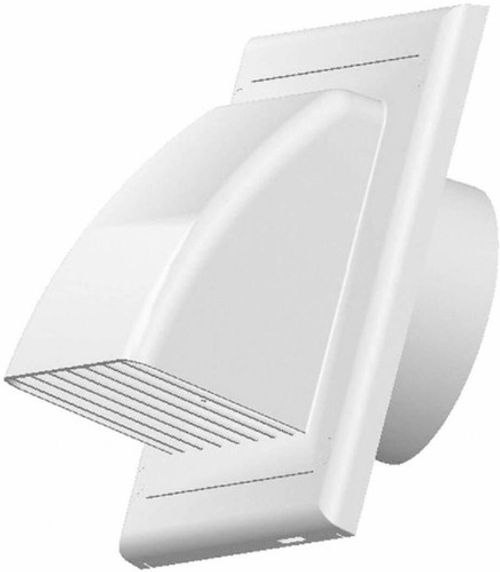 Cowl Gravity Flap Wall Outlet Non-Return Valve Cowled Duct Cover Air Vent Grille