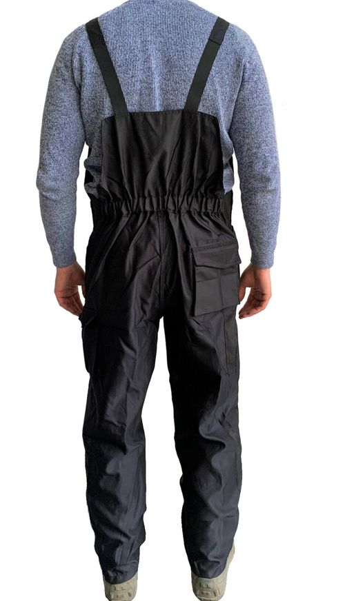 UK Heavy Duty Bib and Brace Overalls Mens Work Trousers Multi Pocket Robust Knee — image 5