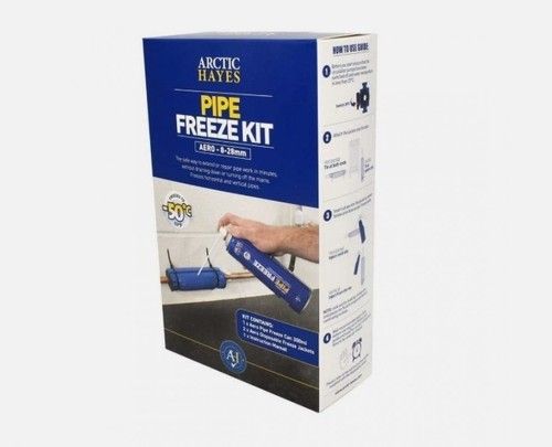 Pipe Freeze Kit, Plumbing Installation Repair Pipe 8 - 28mm Pipe Spray 1 Jacket