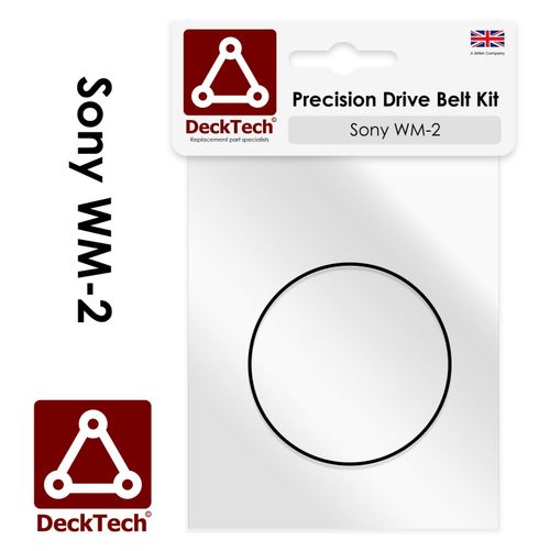 DeckTech™ Replacement Belt for Sony Walkman WM-2 WM2 WM-II Rubber Drive Belt Kit — image 1