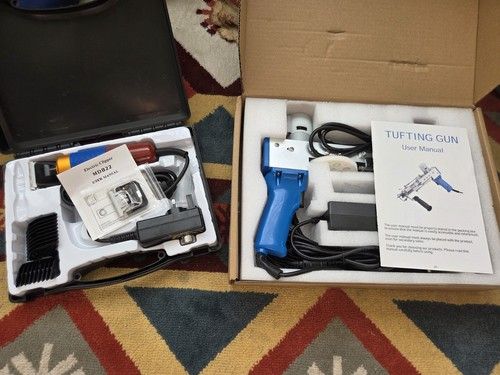 Tufting Gun with Clipper Trimmer Machine for Carpet Rug Tufting DIY Rug Making