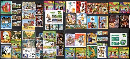 Walt Disney cartoons composition [4] 50 diff. sets & s/s  MNH #CNA340