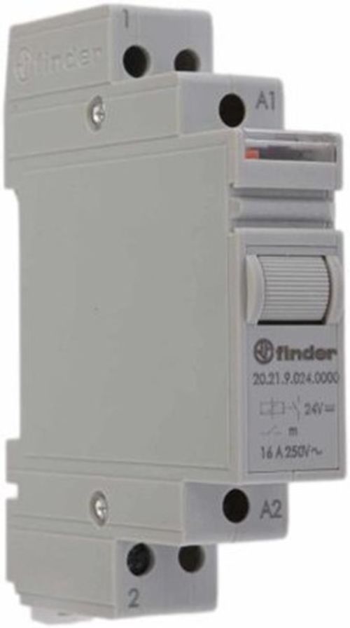 Finder SPNO DIN Rail Latching Relay - 16 A  24V dc
