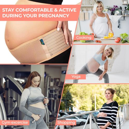 Pregnancy Maternity Belt Lumbar Back Support Postpartum Recovery Waist Bump Band — image 3