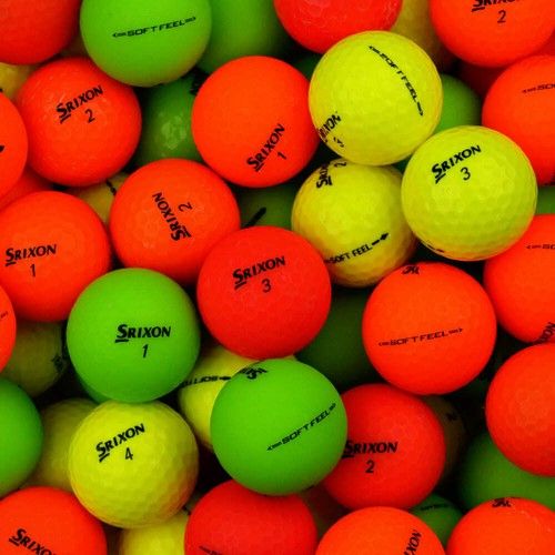 Srixon Optic Golf Balls Grade A Coloured Soft Feel Lake Balls 12-100 Ball Pack