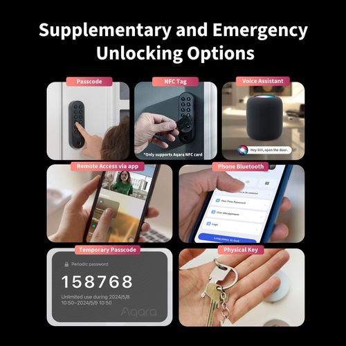 Smart Lock U200 (Fingerprint Keypad Included) Matter over Thread Smart Door Lock — image 5