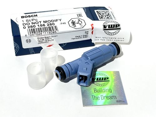 Bosch EV6 Injector 470ccm Blue Performance for VW Golf MK2 MK3 G60 1.8T VR6 R32 — image 1
