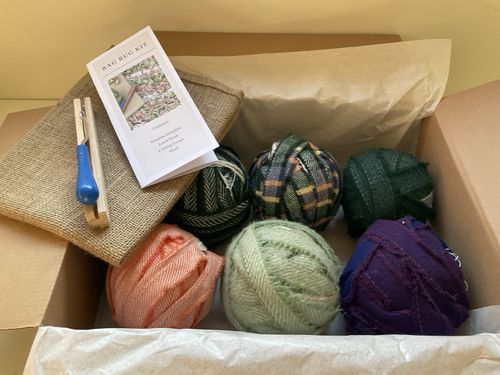 Make A Rag Rug Kit In Pure Wool Blanket Yarn, Craft Kit, Upcycle, Gift, British — image 8