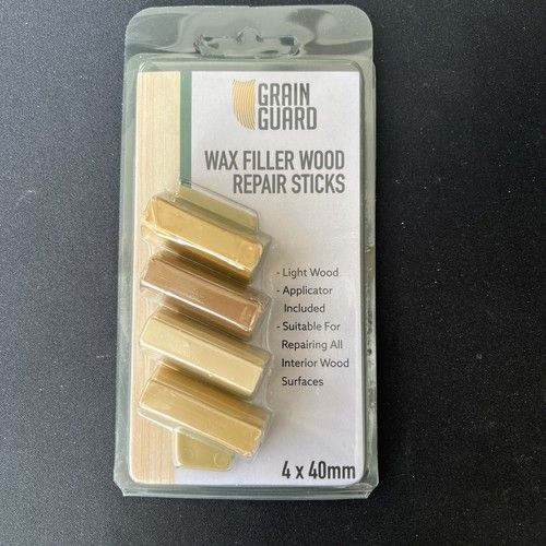 Grain Guard Wax Filler Wood Repair Sticks For Light Wood