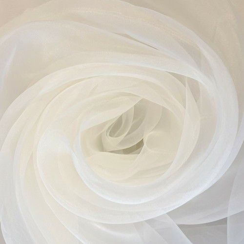 56" wide Crystal Organza Fabric Voile Wedding Craft Material Per Meter 50 colors