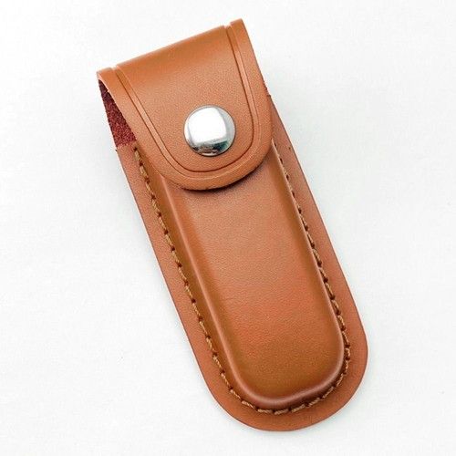 Leather Sheath Pocket Folding Flashlight Belt Loop Case Holder Multi Tool Case