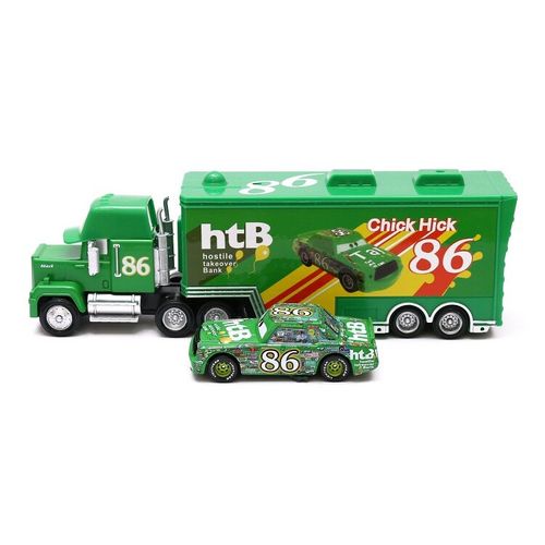 Disney Pixar Cars NO.86 Chick Hicks & Mack Truck Toy Car Loose Kids Toy New — image 8