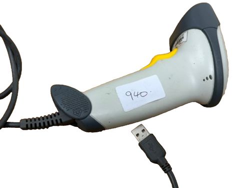 Symbol LS2208 Barcode Scanner USB Wired Grey POS Handheld — image 1