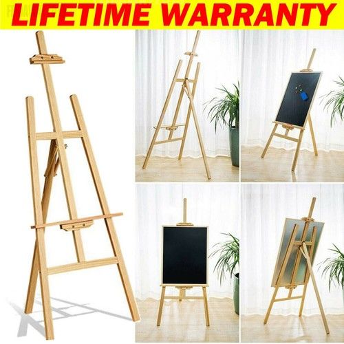 Artist Studio Art Painting Easel Wooden Tripod Display Telescopic Stand Easels