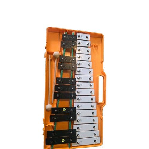 Glockenspiel Angel AX-27K Orange Percussion Made In Korea Used.Detached lid.