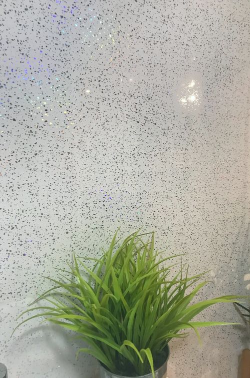 10 Platinum White Sparkle Bathroom PVC Cladding Plastic Shower Wall Panels — image 12