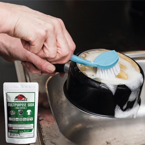 Shankh Soda Crystals - 1kg - Drain Unblocker, Water Softener & Degreaser — image 6