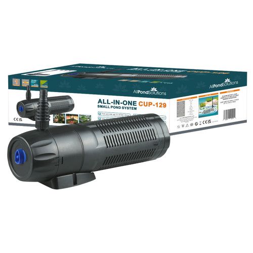 Koi Garden Pond Filter + UV Steriliser Light and Fountain Pump All In One System