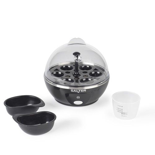 Salter 6 Egg Cooker Electric Poacher Boiler For Soft, Medium or Hard Boiled Eggs