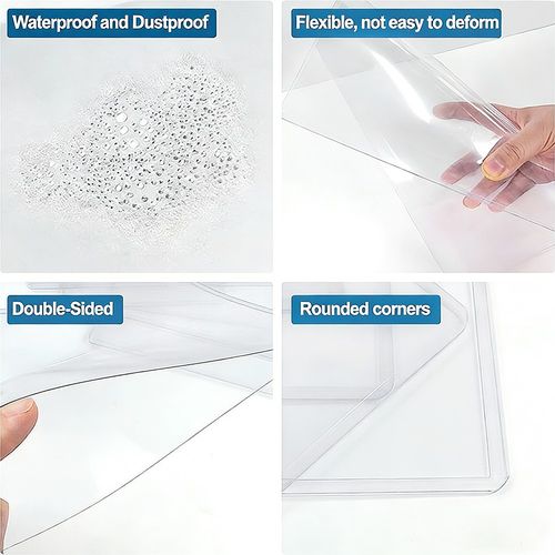 4" x 6" Hard PVC Sleeves Sheet Protector for Photo Postcard Trading Card Holders — image 4