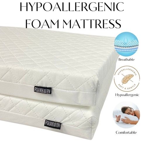 Cot bed Mattress 140x70cm,120x60cm safety complience passed with removable cover