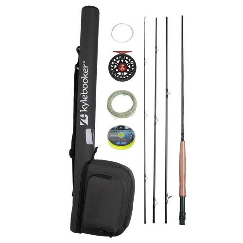 Kylebooker Fly Fishing Rod & Reel Combo  Fly Line Backing Kit
