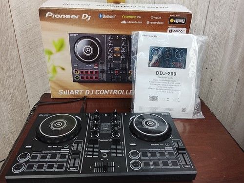 Pioneer DJ DDJ-200 2-Channel Double Deck Smart DJ Controller Bluetooth USB