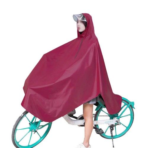 Unisex Wheelchair Rain Poncho Rainproof Rain Coat Cape for Bike Mobility Scooter