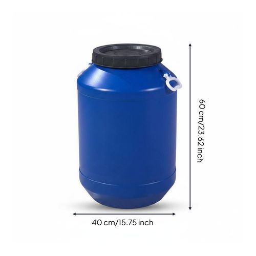 60L Blue Plastic Container Thickened Body Plastic Barrel with Lid Leakproof — image 10