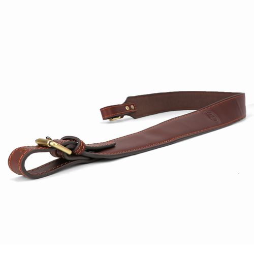 TOURBON Hunting Rifle Sling Gun Leather Carry Shoulder Strap Adjustable Brown UK — image 10