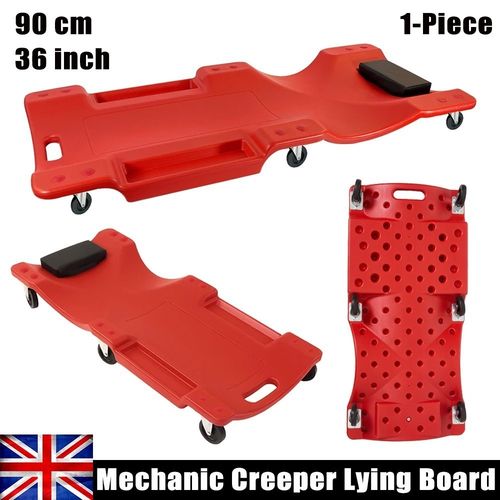90cm Mechanics DIY Van Car Workshop Garage Creeper Crawler 6 Wheel Plastic Board — image 2