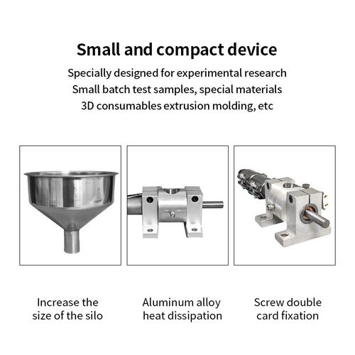 3D Filament Single Screw Extruder 110V/220V Plastic Extrusion Processing Machine — image 8