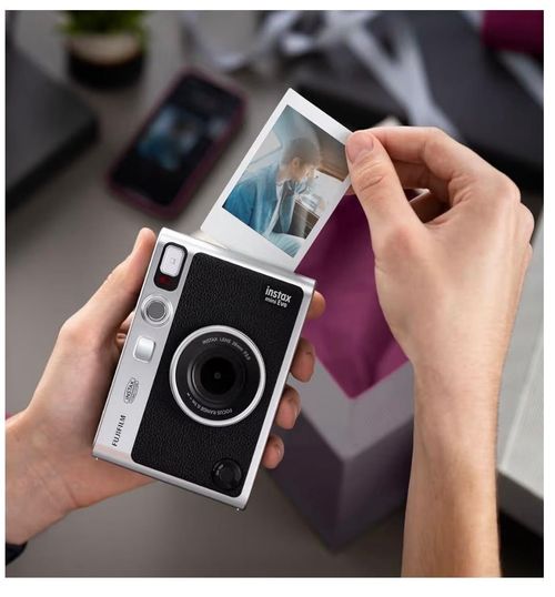 Fujifilm Instax Mini EVO Hybrid Instant Camera, Black — image 5