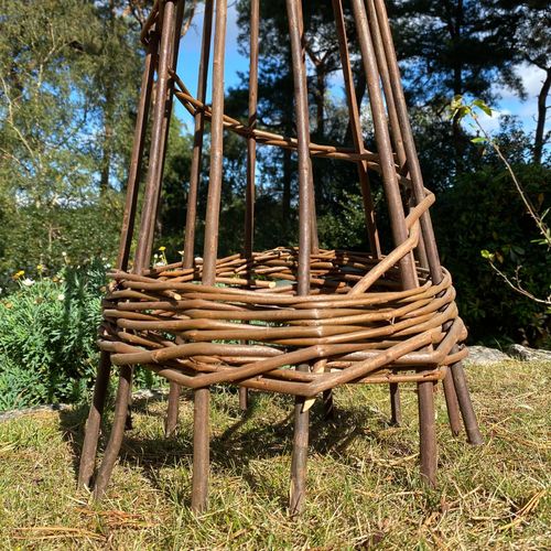 Willow Garden Obelisk Wooden Spiral 1.15m Climbing Plant Support Frame (2) — image 4