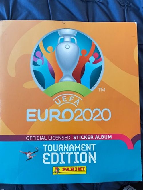 Panini UEFA EURO 2020 Tournament Edition Sticker Album COMPLETE No Writing VGC