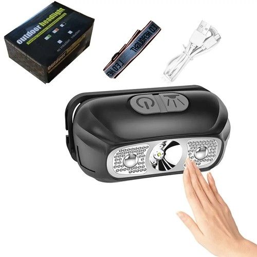 Super Bright USB Rechargeable Headlamp Waterproof LED Head Torch Headlight New