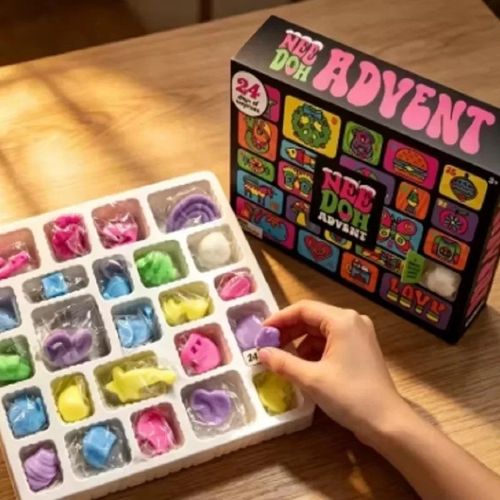 2026 NeeDoh Advent Calendar Gift 24 Days of Surprises Christmas Countdown NEW — image 3