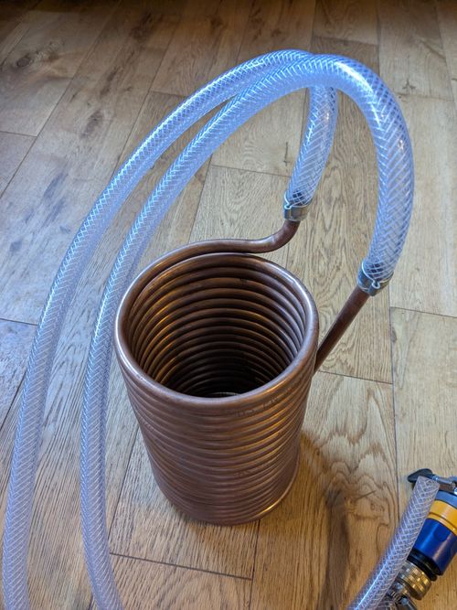 Homebrew Immersion wort chiller cooling coil for beer, cider etc — image 3