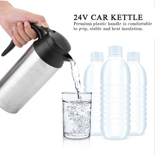 Portable 750ml 24V Travel Car Truck Kettle Water Heater Bottle For Tea Coffee — image 2