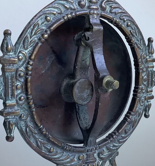 Antique Victorian Brass Desk Hotel Shop Counter Bell — image 5